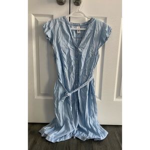 Button down Maternity Dress